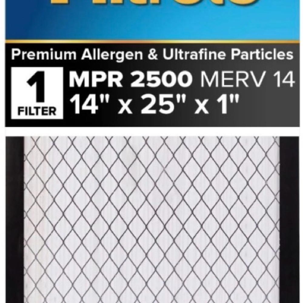 Premium Allergen Air Filter - Black and White (4pk)